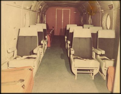 Chinook VIP package internal arrangement - looking aft.